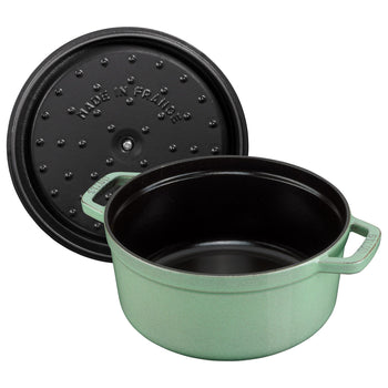 STAUB | LA COCOTTE - Cocotte - Ø 180mm - Żeliwo - kolor szałwiowy - Prime Gastro