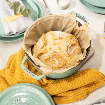 STAUB | LA COCOTTE - Cocotte - Ø 220 mm - Żeliwo - kolor szałwiowy - Prime Gastro