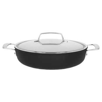 DEMEYERE | ALU PRO 5 - Patelnia do serwowania z pokrywką, 280 mm - okrągła - aluminium - Prime Gastro