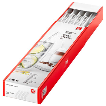 ZWILLING | SORRENTO - Szklane słomki - zakrzywione - Prime Gastro