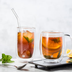 ZWILLING | SORRENTO – słomki szklane – wygięte