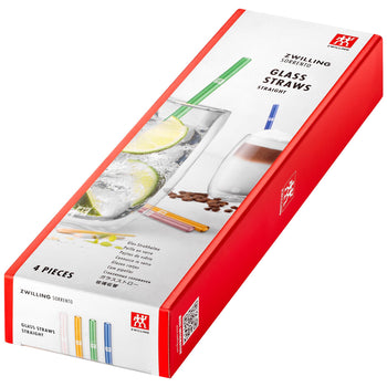 ZWILLING | SORRENTO - Słomki szklane - proste - kolorowe - Prime Gastro