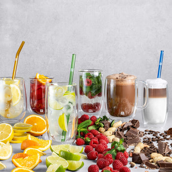 ZWILLING | SORRENTO - Słomki szklane - proste - kolorowe - Prime Gastro