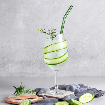 ZWILLING | SORRENTO - Słomki szklane - zakrzywione - kolorowe - Prime Gastro