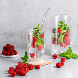 ZWILLING | SORRENTO – słomki szklane – zakrzywione – kolorowe