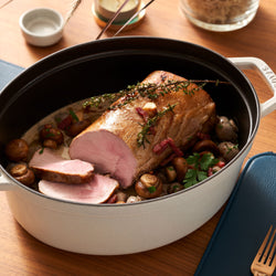 STAUB | LA COCOTTE - Cocotte - owalna - 330mm - żeliwo - biała trufla