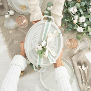 STAUB | LA COCOTTE - Cocotte - owalna - 290mm - Żeliwo - Biała trufla - Prime Gastro