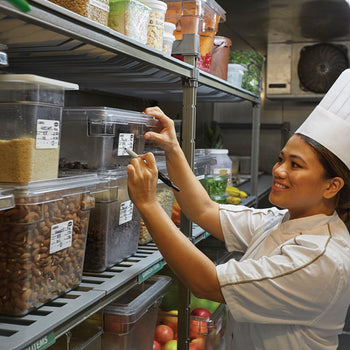 (6 sztuk) CAMBRO | StoreSafe® Etykiety rotacyjne - 250 etykiet na rolce - Prime Gastro