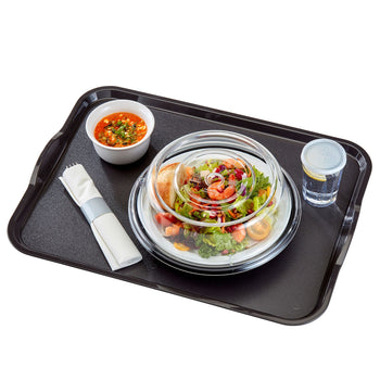 (12 szt.) CAMBRO | CAMCOVERS® - Pokrywa na talerz wykonana z Camwear® - Poliwęglan - ø 232 mm - Przezroczysta - Prime Gastro