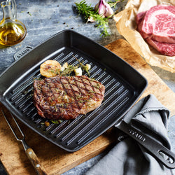 STAUB | PATELNIE GRILLOWE - American Grill - 300x300mm - Żeliwo - Czarny
