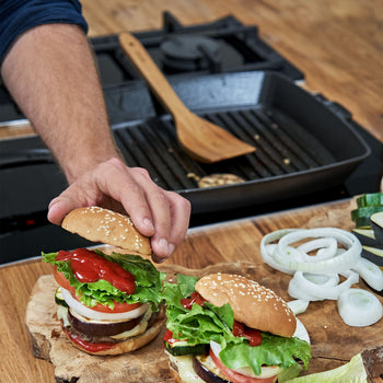 STAUB | PATELNIE GRILLOWE - American Grill - 300x300mm - Żeliwo - Czarny - Prime Gastro