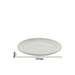 STAUB | DINING LINE - Talerz - płaski - Ø 150mm - ceramiczny - biała trufla