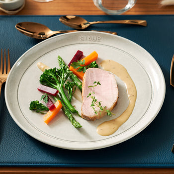 STAUB | DINING LINE - Talerz - płaski - Ø 150mm - ceramiczny - biała trufla - Prime Gastro