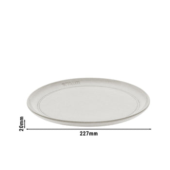 STAUB | DINING LINE - Talerz - płaski - Ø 220mm - ceramiczny - biała trufla - Prime Gastro