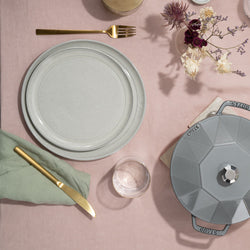 STAUB | DINING LINE - Talerz - płaski - Ø 220mm - ceramiczny - biała trufla