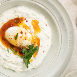 STAUB | DINING LINE - Talerz - płaski - Ø 220mm - ceramiczny - biała trufla