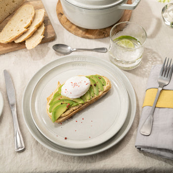 STAUB | DINING LINE - Talerz - płaski - Ø 220mm - ceramiczny - biała trufla - Prime Gastro