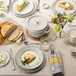 STAUB | DINING LINE - Talerz - płaski - Ø 220mm - ceramiczny - biała trufla