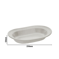 STAUB | DINING LINE - Talerz - głęboki - 250mm - ceramiczny - biała trufla