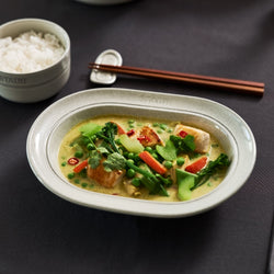 STAUB | DINING LINE - Talerz - głęboki - 250mm - ceramiczny - biała trufla