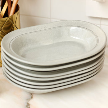 STAUB | DINING LINE - Talerz - głęboki - 250mm - ceramiczny - biała trufla - Prime Gastro