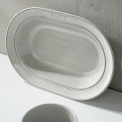 STAUB | DINING LINE - Talerz - głęboki - 250mm - ceramiczny - biała trufla