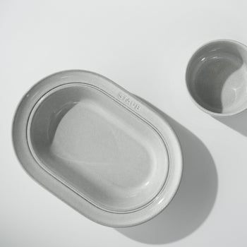 STAUB | DINING LINE - Talerz - głęboki - 250mm - ceramiczny - biała trufla - Prime Gastro