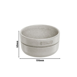 STAUB | DINING LINE - Miska - Ø 100mm - Ceramika - Biała trufla