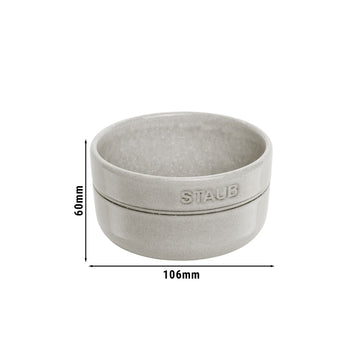 STAUB | DINING LINE - Miska - Ø 100mm - Ceramika - Biała trufla - Prime Gastro