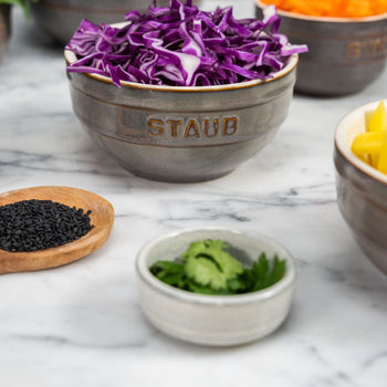 STAUB | DINING LINE - Zestaw misek - 4 szt. - Ceramika - Biała trufla - Prime Gastro