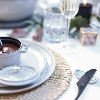 STAUB | DINING LINE - Podstawka pod nóż - 4 szt. - Ceramiczna - Biała trufla - Prime Gastro