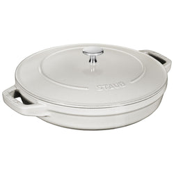 STAUB | STACKABLE SET - Zestaw garnków do gotowania - 2 szt - Ø 240mm - żeliwo - biała trufla
