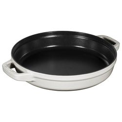 STAUB | STACKABLE SET - Zestaw garnków do gotowania - 2 szt - Ø 240mm - żeliwo - biała trufla