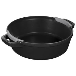 STAUB | STACKABLE SET - Zestaw garnków do gotowania - 3 szt - Ø 240mm - żeliwo - czarny
