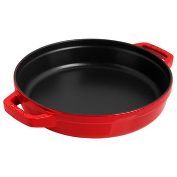 STAUB | STACKABLE SET - Zestaw garnków do gotowania - 3 szt - Ø 240mm - żeliwo - wiśniowa czerwień - Prime Gastro