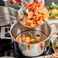 DEMEYERE | INDUSTRY 5 - Garnek do smażenia z pokrywką - Ø 220mm - Stal nierdzewna