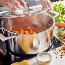 DEMEYERE | INDUSTRY 5 - Garnek do smażenia z pokrywką - Ø 240mm - Stal nierdzewna