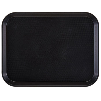(24 szt.) CAMBRO | Taca do fast foodów - prostokątna - 345x265mm - wysoki profil - czarna - Prime Gastro
