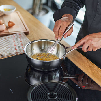 DEMEYERE | INDUSTRY 5 - Rondel do smażenia z pokrywką - stożkowa - Ø 200 mm - stal nierdzewna - Prime Gastro