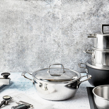 DEMEYERE | ATLANTIS 7 - Patelnia do duszenia - Ø 240mm - Stal nierdzewna - Prime Gastro