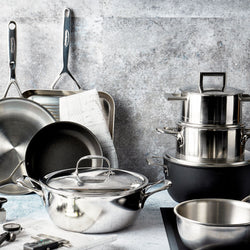 DEMEYERE | ATLANTIS 7 - Patelnia do duszenia - Ø 240mm - Stal nierdzewna