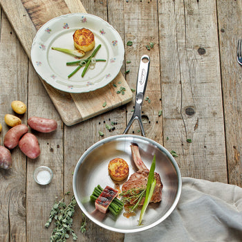 DEMEYERE | PROLINE 7 - Patelnia do smażenia - Ø 240mm - Stal nierdzewna - Prime Gastro