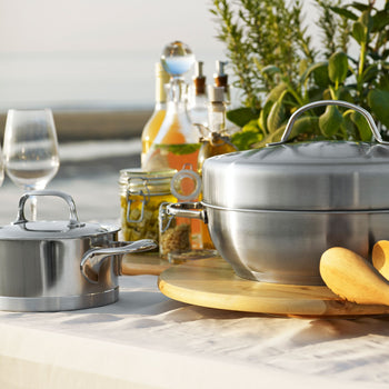 DEMEYERE | ATLANTIS 7 - Garnek do smażenia z pokrywką - Ø 280mm - Stal nierdzewna - Prime Gastro