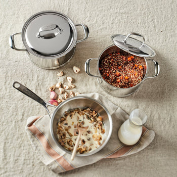 DEMEYERE | ATLANTIS 7 - Garnek do smażenia z pokrywką - Ø 240mm - Stal nierdzewna - Prime Gastro