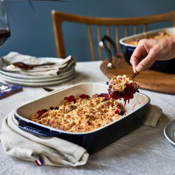 STAUB | CERAMIQUE - Naczynie do zapiekania - 340x240mm - Ceramika - Ciemnoniebieski kolor