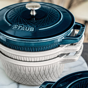 STAUB | LA COCOTTE - Cocotte - Ø 240mm - Żeliwo - Biała trufla - Prime Gastro