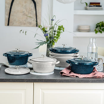 STAUB | LA COCOTTE - Cocotte - Ø 240mm - Żeliwo - Biała trufla - Prime Gastro