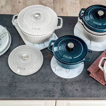 STAUB | LA COCOTTE - Cocotte - Ø 240mm - Żeliwo - Biała trufla - Prime Gastro