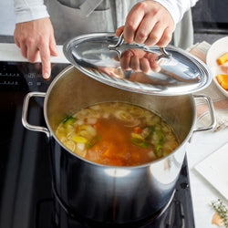 DEMEYERE | APOLLO 7 - Garnek do gotowania z pokrywką - Ø 240mm - Stal nierdzewna