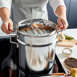 DEMEYERE | APOLLO 7 - Garnek do gotowania z pokrywką - Ø 240mm - Stal nierdzewna